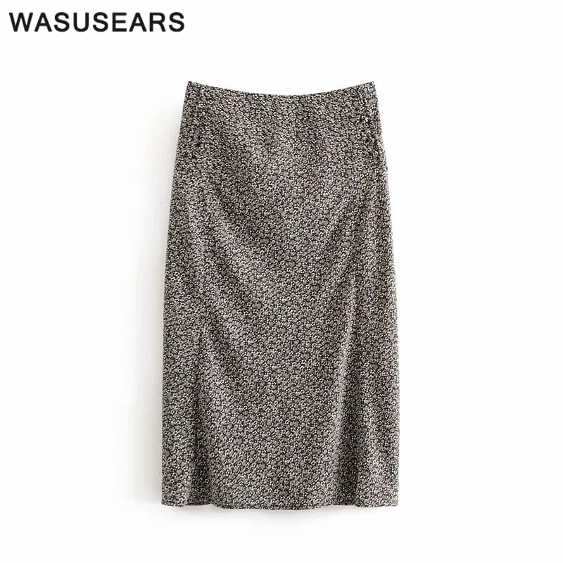 

Summer skirts 2020 floral skirt women pink skirt for women vintage pencil high waist korean skirts long streetwear, Red