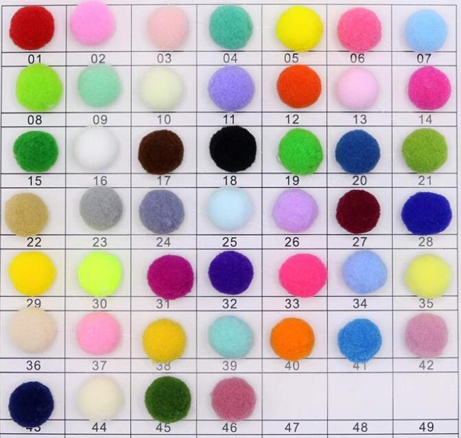 

Home Textile 15mm pompom Fluffy Plush cloth Craft DIY Soft pon poms ball furball Sewing Supplies Craf 1000pcs/bag