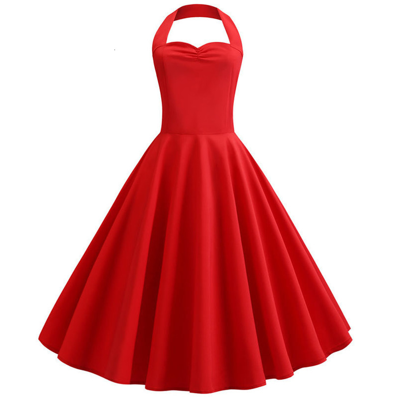 plus size halter swing dress