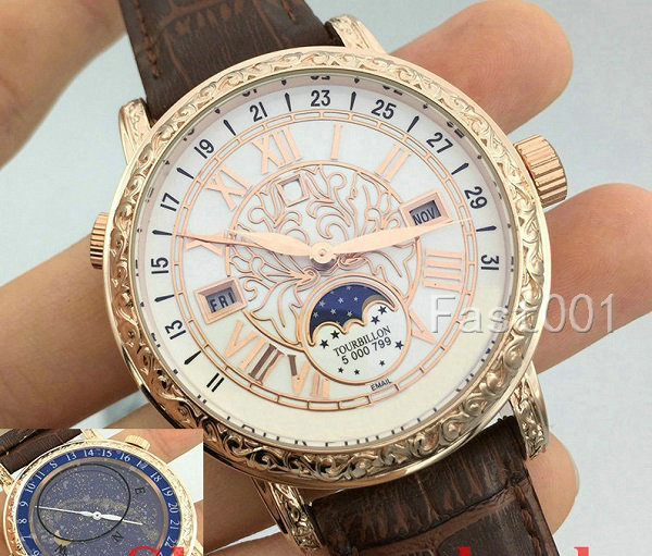 

2019 Quartz New Top Sky Moon Tourbillon Mens Stainless Steel Automatic Movement Watch Sports mens Watches tag Wristwatches