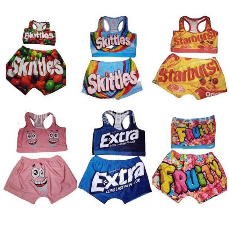 

Women Short Sets 2pcs Tracksuit Traning Clothes Suit Sportswear Exercise Workout Female Clothing Jogger Gym Sports Casual Set, Fruit