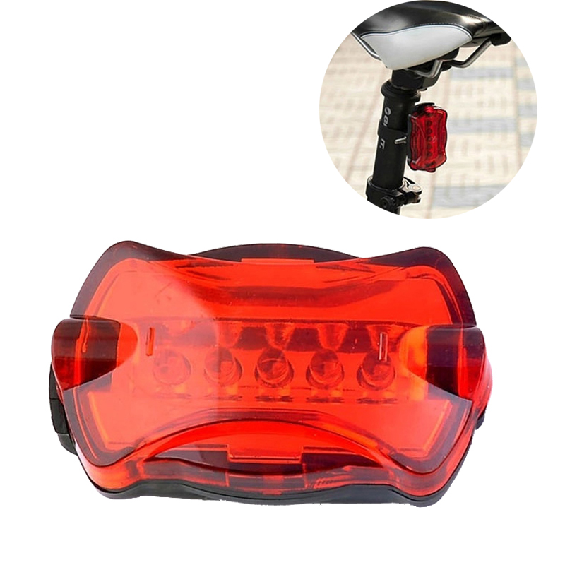 

Waterproof Bike Bicycle light Rear Tail Light Lamp Bulb Red Back Cycling Safety Warning Flashing Lights Reflector Accessories