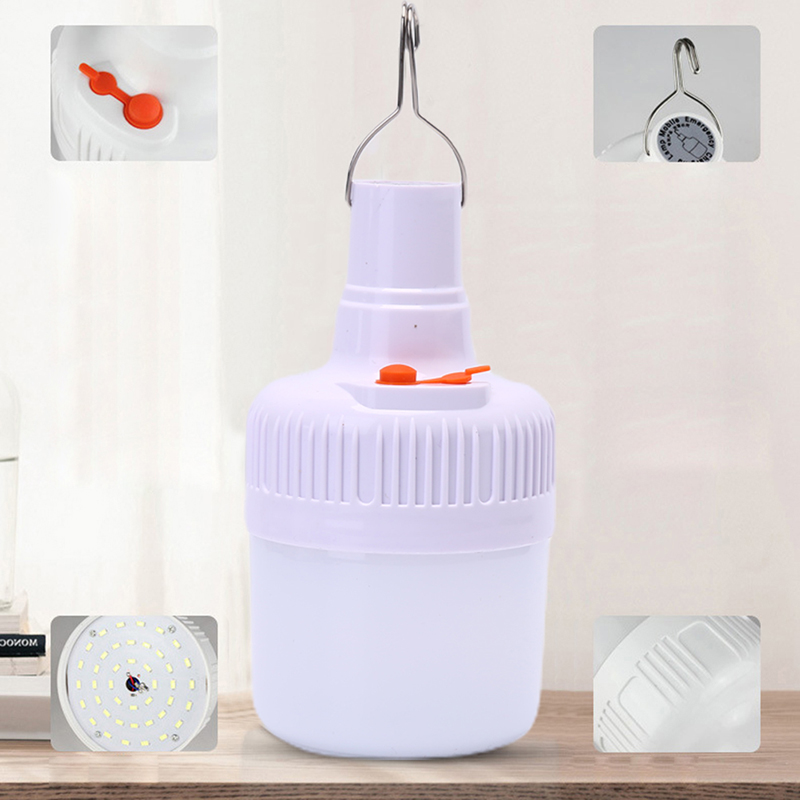 

LED Emergency Light Rechargeable LED Bulb Lamp Emergency Night Light Outdoor