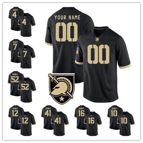 

Custom 2019 New NCAA Army Black Knights Any Name Number Black 8 Kelvin Hopkins Jr. 5 Kell Walker 3 Sandon McCoy College Football Jersey, Black men