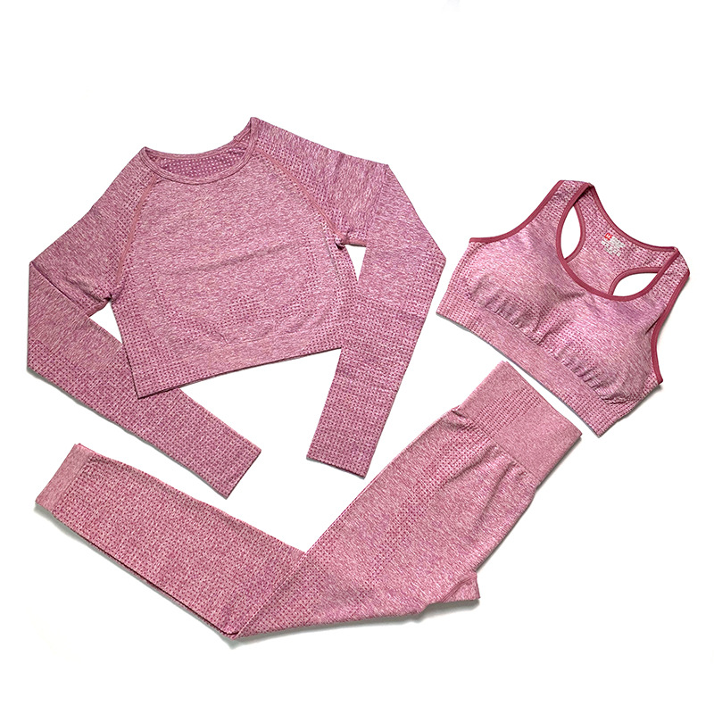 

womens Tracksuits Designer yoga Leggings Women Cotton Yoga Suit Gymshark same style Sportwear Tracksuit Fitness Sport 3pcs bra t shirts outfits solid align pant, Gray