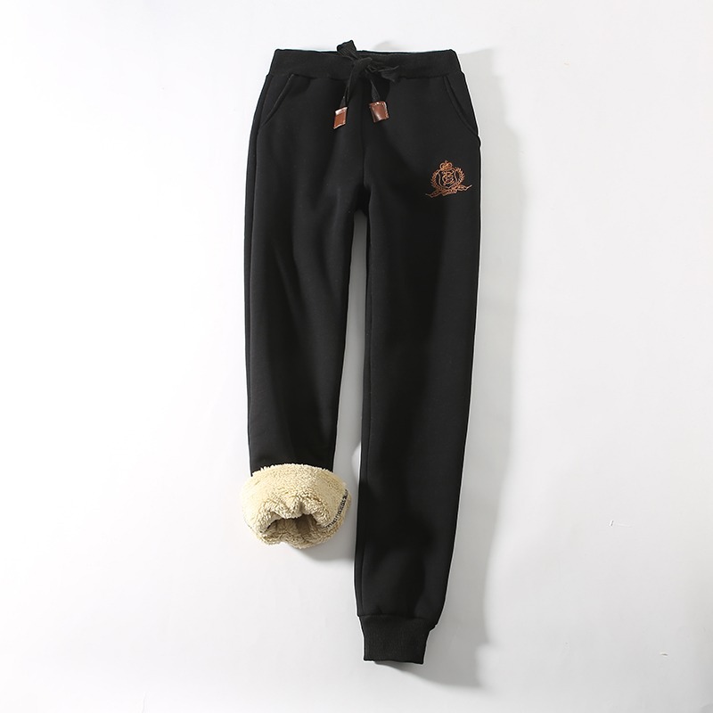 

XXXXXL Large size pants winter cotton pants sports Large size wool casual plus velvet thick 4XL/3XL/2XL, As shown-4