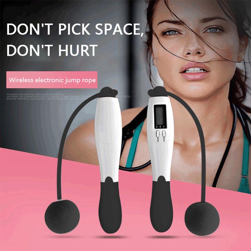 

Skipping Rope Portable Adjustable Jump Rope with Comfortable Digital Counting Calorie Jump Counter Ropes Fitness Exercise69