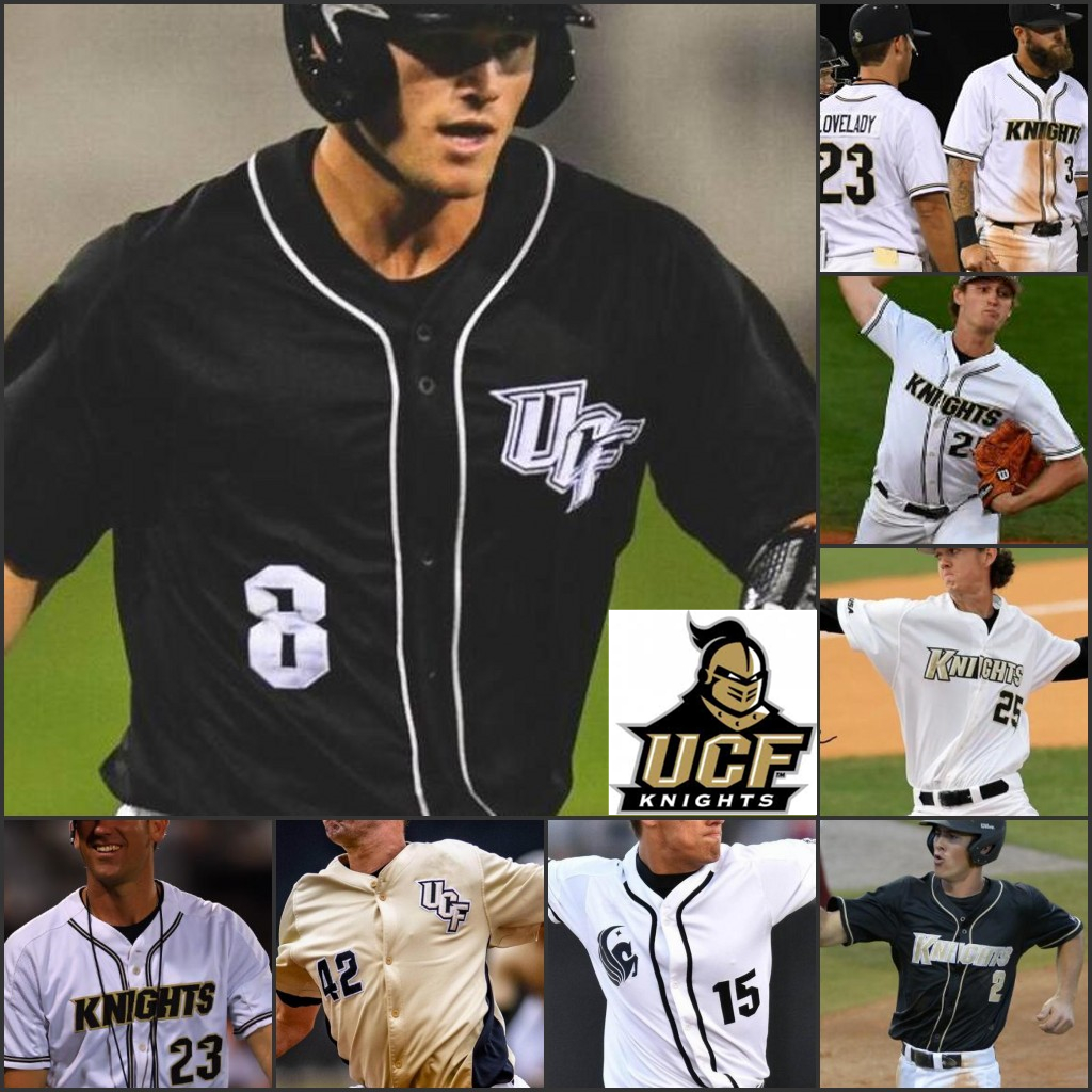 

Custom UCF Knights baseball stitched any name number Jersey Nick Romano Gephry Pena Joe Sheridan Jack Sinclair Jaylyn Whitehead, White