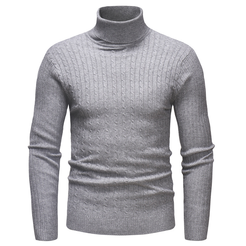 

2020 Men Fashion Solid Knitted Mens Sweaters Casual Long Sleeve Sweaters, Maoyih3-2