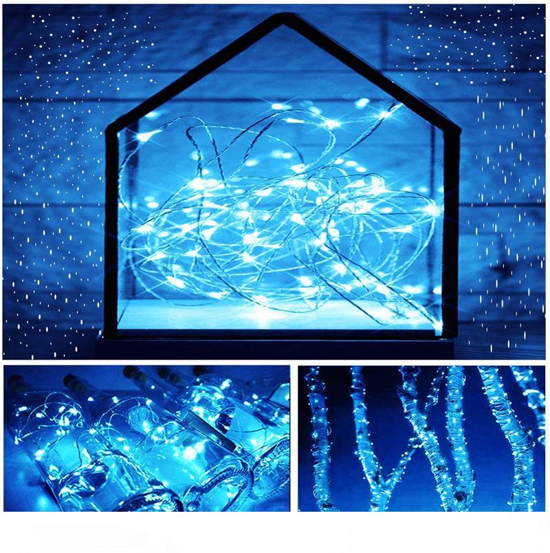 

String Lights Copper Wire Led Fairy Lights Solar Powered Decorative Lighting 10M 100LEDs Waterproof for Outdoor Christmas Garden Patio Lawn