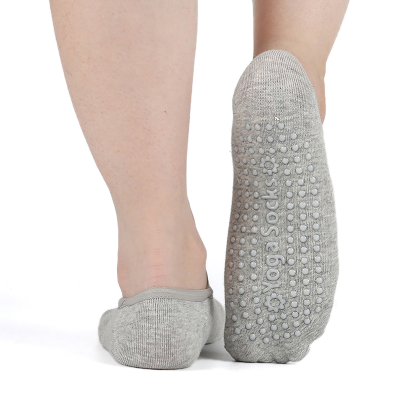 

Women Yoga Socks with Button Quick-Dry Anti Slip Silicone Gym Pilates Ballet Fitness Sport Socks Cotton Breathable Elasticity, Wd