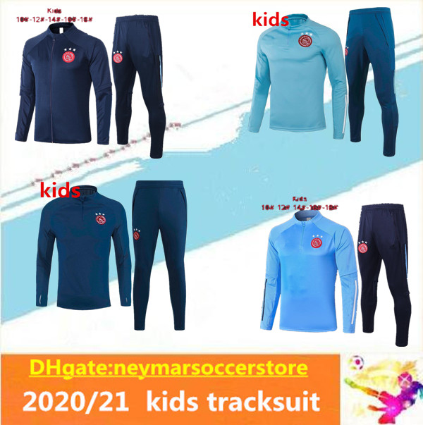 

KIDS 2020 2021 Ajax FC Soccer Jersey jacket tracksuit 20 21 kids Ajax Training suit maillot de Football tracksuit, Yellow