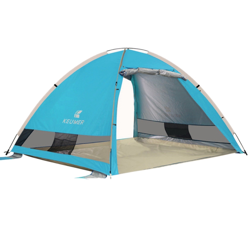 

KEUMER Outdoor Tent Beach Tent Shelter Instant -Up Camping Fishing Travel Garden Sun Shelter