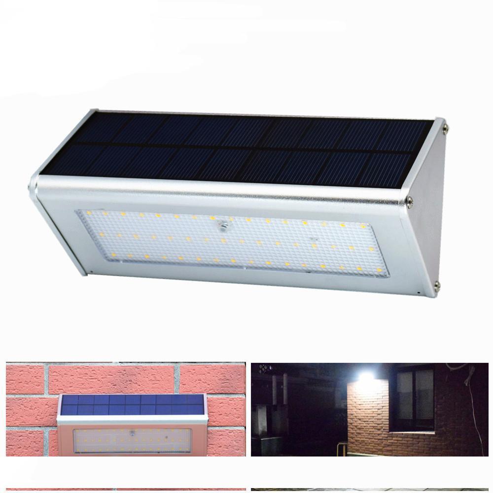 

Solar Sensor Security Lamp 48 LEDs Highlight Garden Waterproof Solar Light By Radar Motion Outdoor Aluminum Street Light lampada