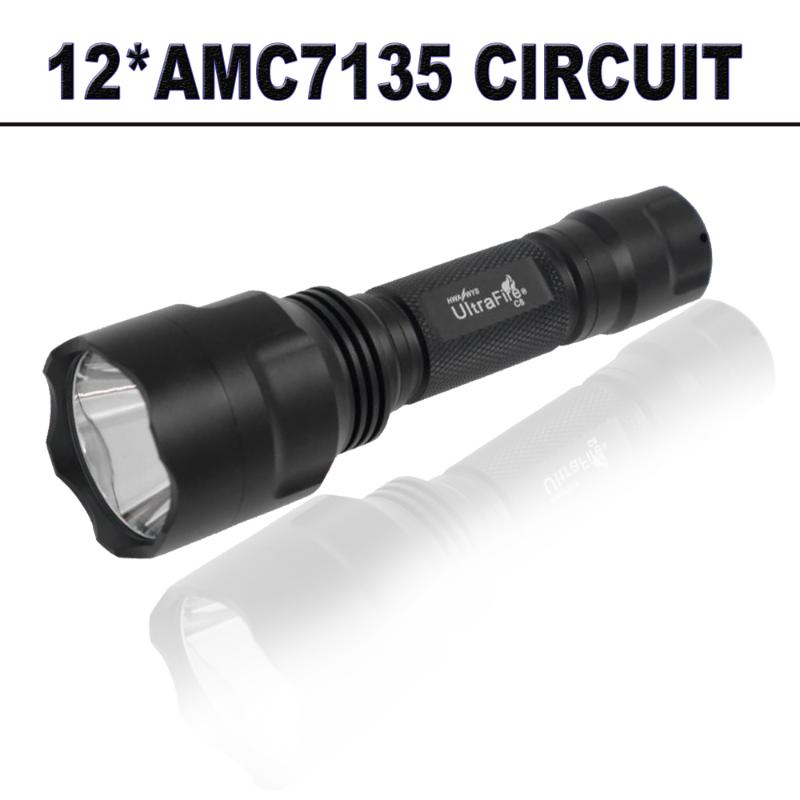 

Unique ~ 2000LM 12*AMC7135 4200mA Powerful C8 LED XM-L2 U3 6500K LED Torch Lantern