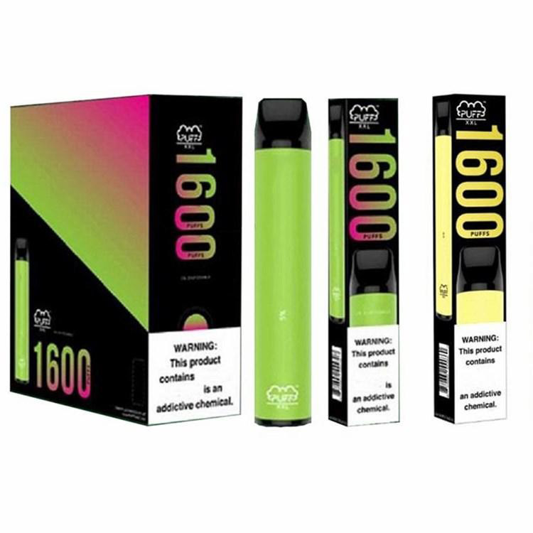 

Quality High 100% Puff XXL With Bang 1000mah 1600 Puffs Juice Battery Option PK 10 Flavs For Support Original Bar Real Plus XXL Cwvtq