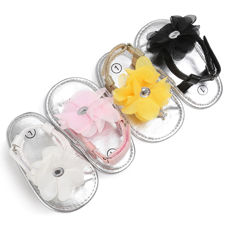 

Flowers simple children baby cute baby children girls first walker children's feet solid color princess soft shoes children's sh, Black