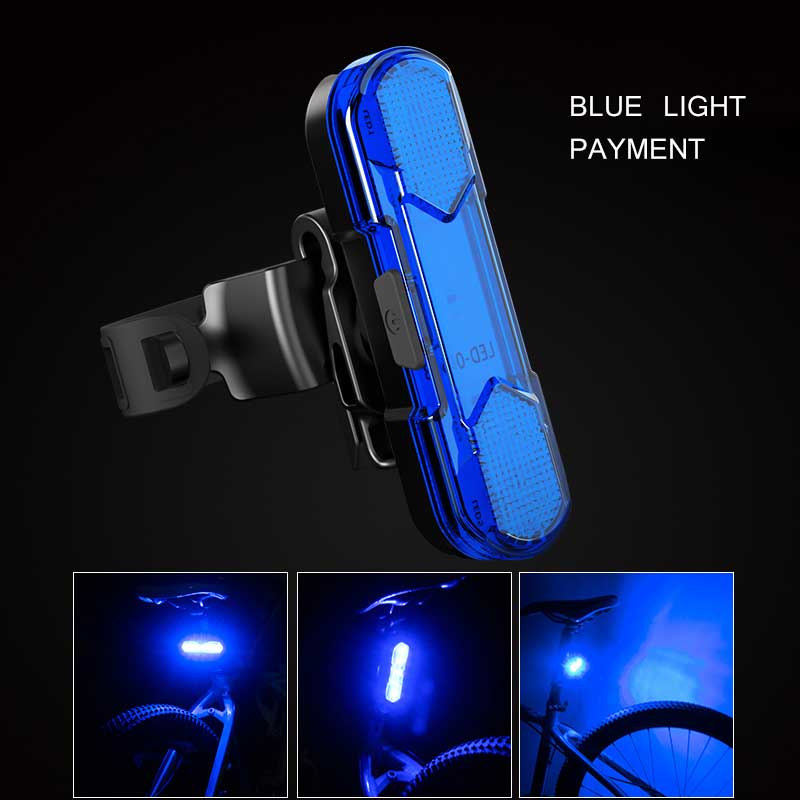 

Bicycle Rear Light Bicycle Rear Light Safety Warning Waterproof USB Rechargeable LED Tail Charging Accessories