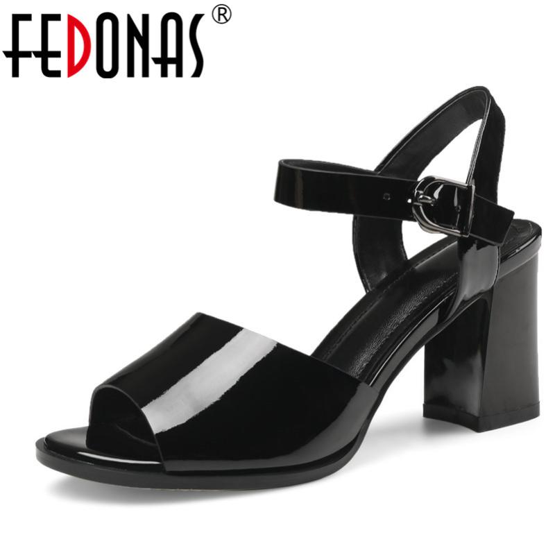 

FEDONAS Brand Elegant Women High Heels Pumps High Heel Platform Ankle Strap Summer Sandals Female Genuine Leather Shoes Woman, Beige