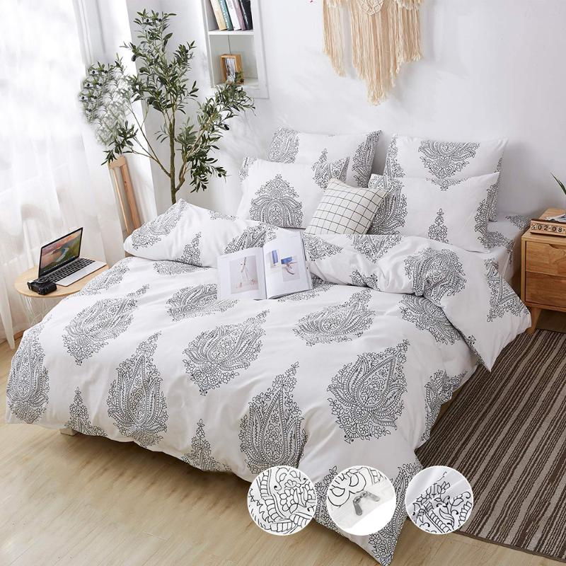 

Polyester Fashion Printing Series Bedding Kit Four Corner Belt Strap Delivery Belt Japanese Washed Standard PVC Bag Two Sizes, Size 1