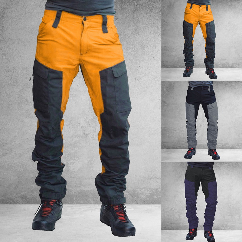 

Streetwear Men' Multi Pockets Cargo Pants Hip Casual Male Track Pants Joggers Trousers Fashion Harajuku Men, E706256