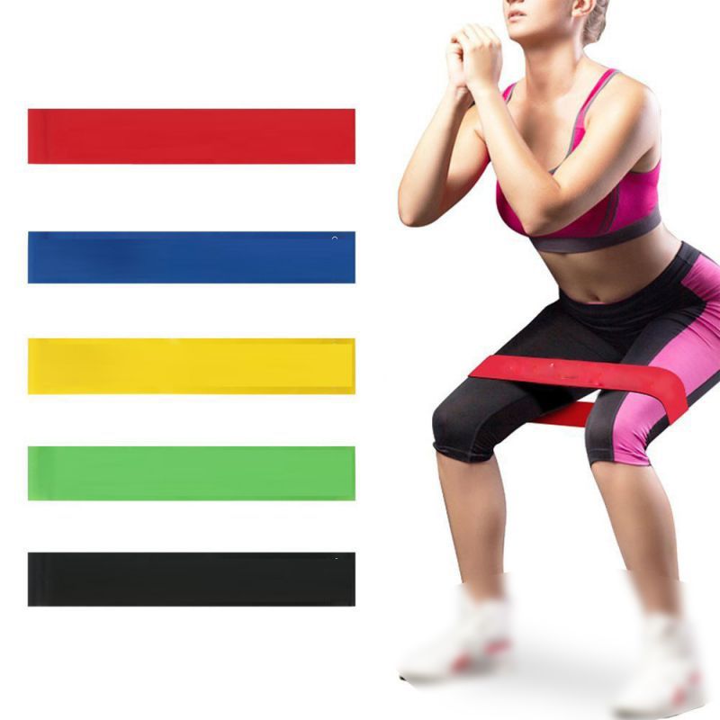

4Pcs Yoga Resistance Rubber Bands Fitness Elastic Bands Strength Training Gym Workout Training Equipment Pilates Resistance Band