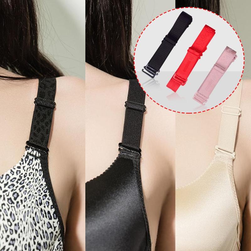 

Women's underwear transparent frosted invisible shoulder strap adjustment type non-slip accessories, Black