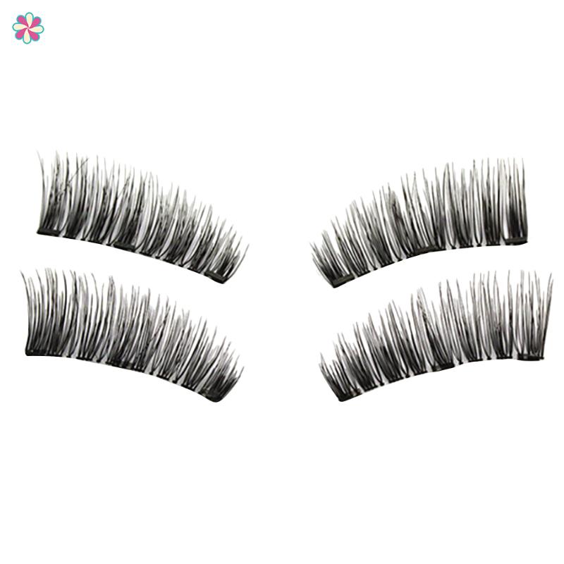 

3D Magnetic False Eyelashes Handmade Natural Black Non-Trace Glue-free EyelashesCY