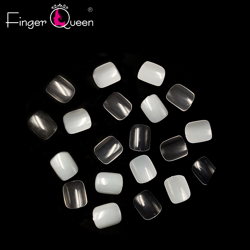 

Nail Tips 500pcs Square Nail Full Cover Suitable for Fake Nails on Feet Clear/natural, Fq941-c-500p