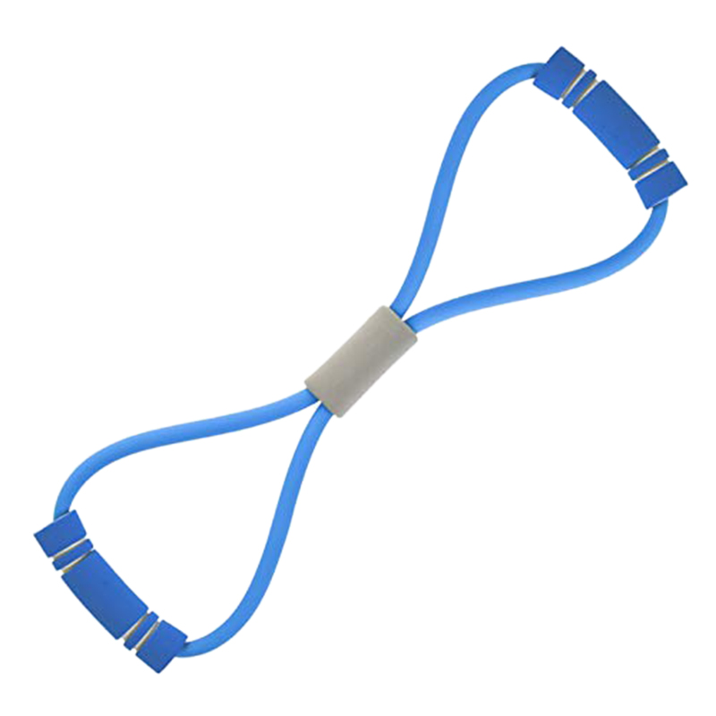 

8-Shaped Rally Yoga Gel Fitness Resistance 8 Word Chest Dilator Rope Exercise Muscle Fitness Rubber Elastic Band Exercise - Blue