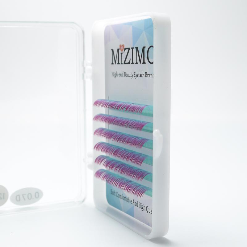 

MIZIMO neue farbe pfropfen wimpern 0,07/0,1mm 8-15mm künstliche mähne weiß wimpern persönlichkeit verlängerung