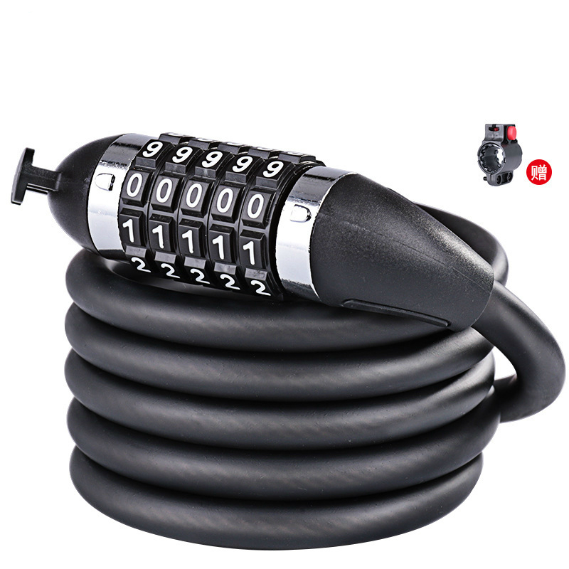 

1.2m 1.8m Bicycle Password Key Lock Anti Theft Bike Cable Lock Steel Wire MTB Road Bike Motorcycle Security Steel Lock