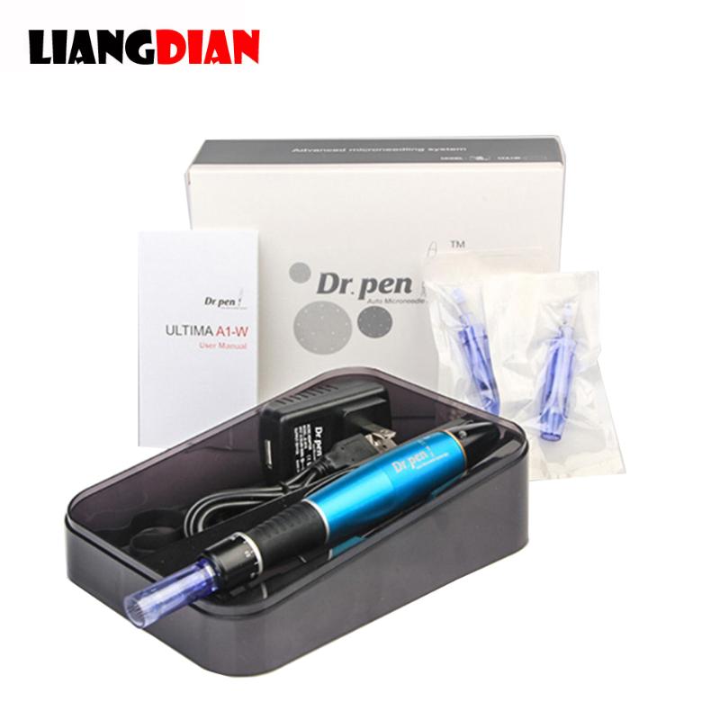 

Dr pen Ultima A1 Wireless Derma Pen For Meso Microneedle Therapy Eyebrow Makeup AMTS With 2pcs Cartridges Needles Dr.pen A1