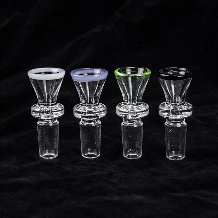 

In stock High Quality Glass Bowl 10mm 14mm 18mm Joint Glass Smoking Bowl For Glass Water Pipe Free Shipping FY2233