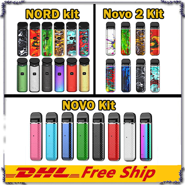 

Novo kit novo 2 kit nord kit Vape Pod System 450mAh 800mah 1100 mah Portable Vape with 2ml Empty Cartridge 0268095-1, Multi