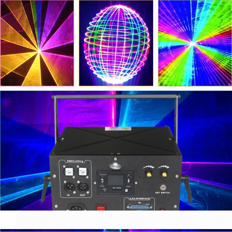

Free Shipping Laser mapping high power 4.5 watt rgb RGB analog animation laser light for cars Laser light for Car expo show