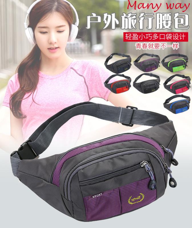 

Hot Selling Multi-functional Men Outdoor Waist Pack Body Hugging Waterproof Sports Bag Wear-Resistant Shoulder Chest Bag Women's, Red