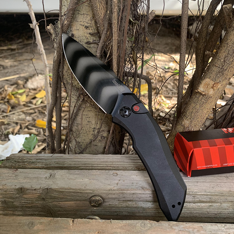 

New Arrival kershaw 7100 folding knife All aluminum handle CPM154Cm Blade edc pocket knives Camping adventure survival knife