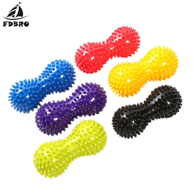 

Peanut Ball Therapy Health Care Gym Muscle Relex Apparatus Peanut Massage Ball Spiky Trigger Point Relief Stress