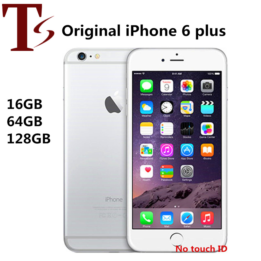 

Refurbished Original Apple iPhone 6 Plus Without Fingerprint 5.5 inch A8 16/64/128GB ROM IOS 8.0MP Unlocked LTE 4G Phone