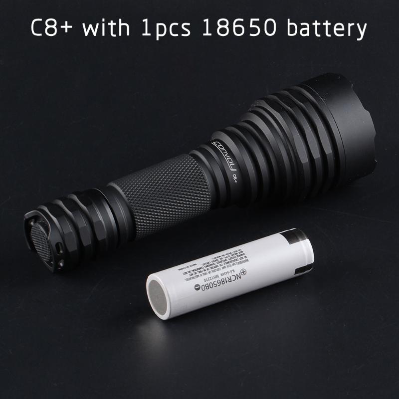 

Black Convoy C8+ CREE XPL HI with 1pcs 18650 battery