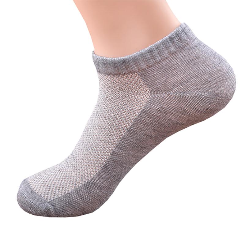 

New Fashion New Solid Color Men's Socks Good Quality Casual Mesh Summer Breathable Sock For Men, Wt