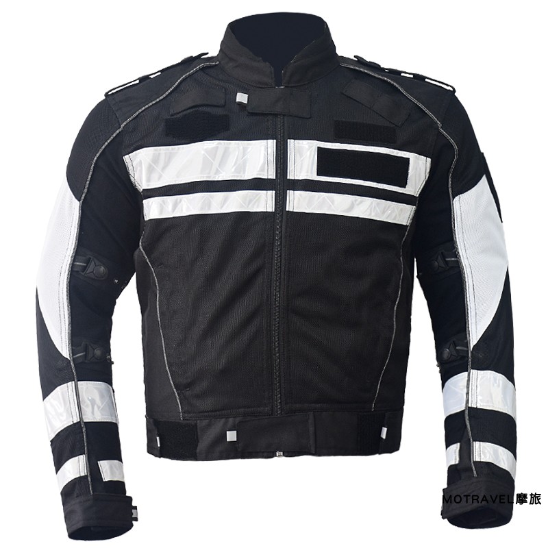 

Motorcycle Iron Riding Training Motocross Black Riding Suit Anti-fall Breathable Waterproof Lining 5pc Protective Gear