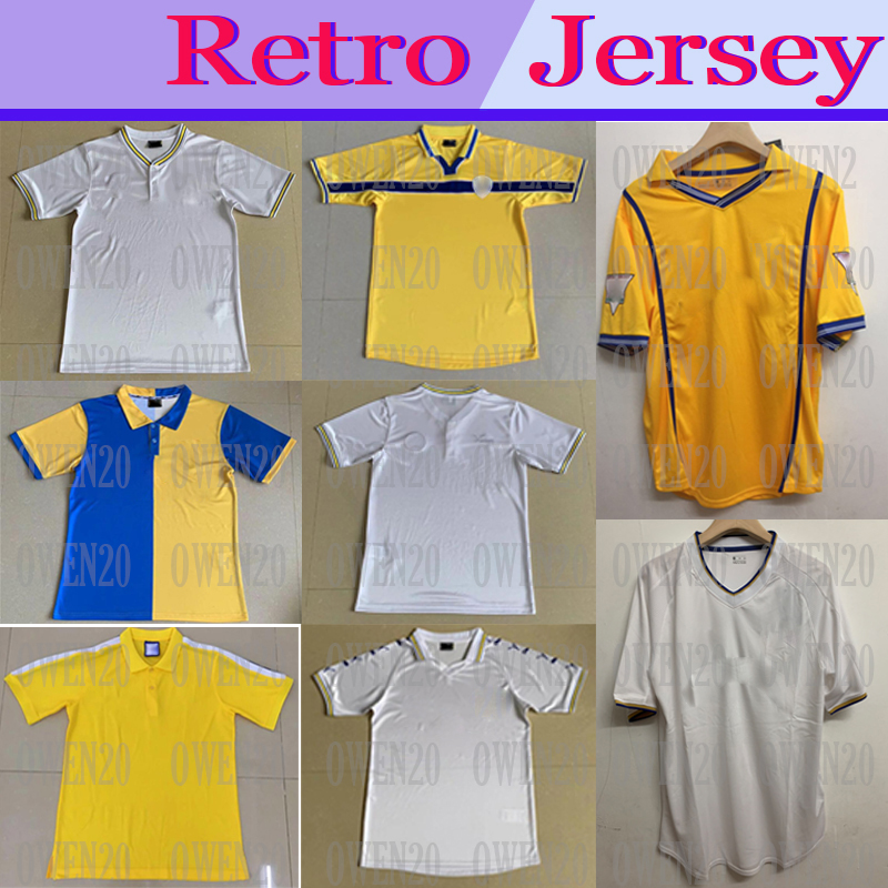 

Retro Leeds 77 78 98 99 Bremner Soccer Jerseys Strachan Charles Lorimer Clarke ROOFE BAMFORD ALIOSKI JANSSON Keith PARKINSON Football Shirt, 1978