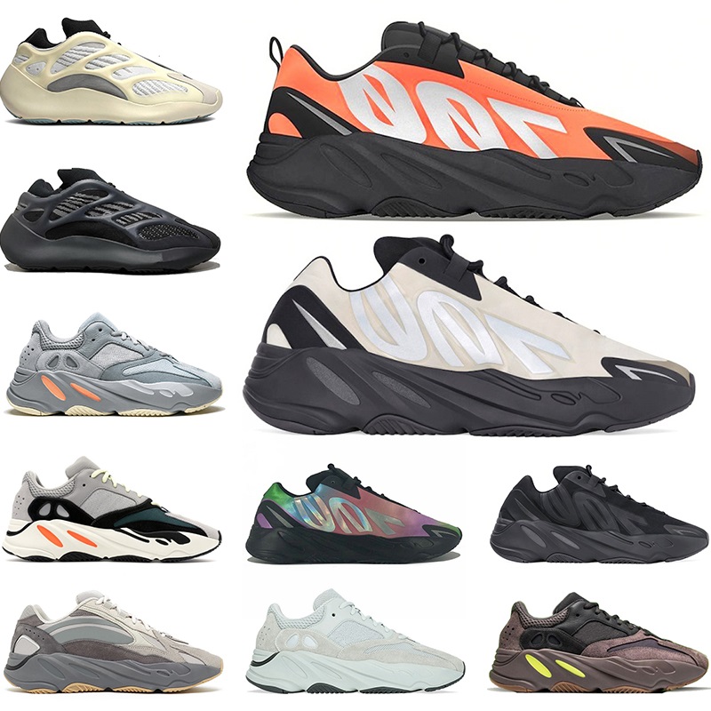 

700 V2 Running Shoes Kanye West Wave Runner Inertia Alvah Azael 700s V3 Triple Black Mens Womens Sports Sneakers Online Sale, Inertia 1 36-45