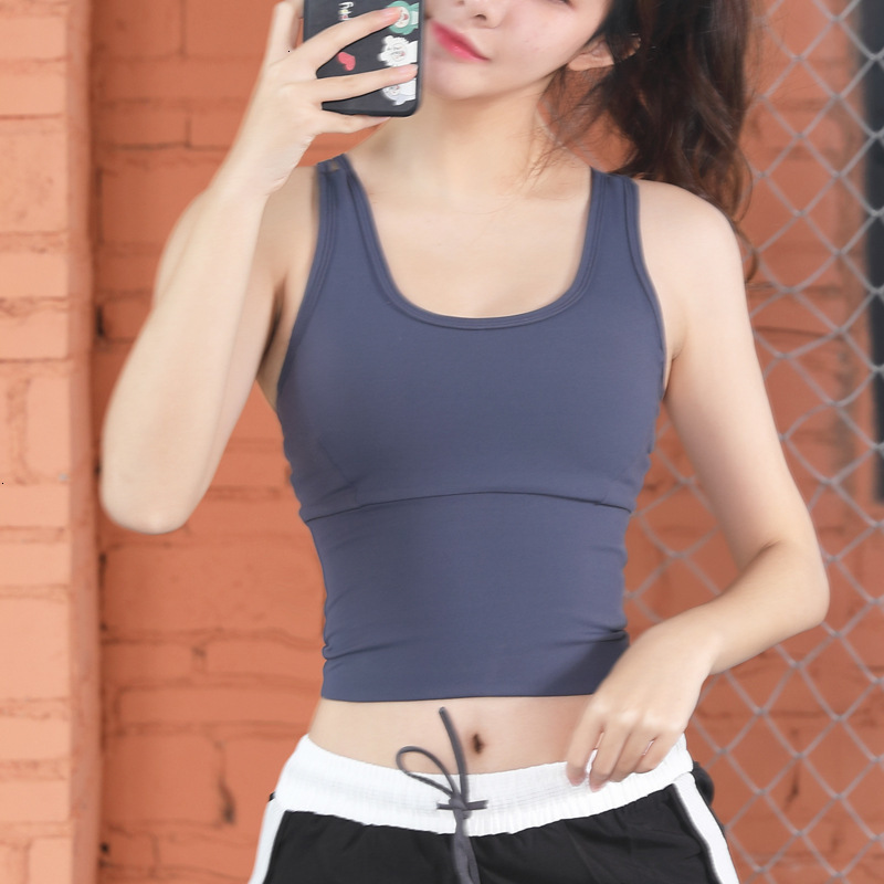 

Women Breathable Sports Bra Padded Athletic Gym Running Crop Underwear Female Seamless Fitness Yoga Vest Sport Bra Tops Workout, Black