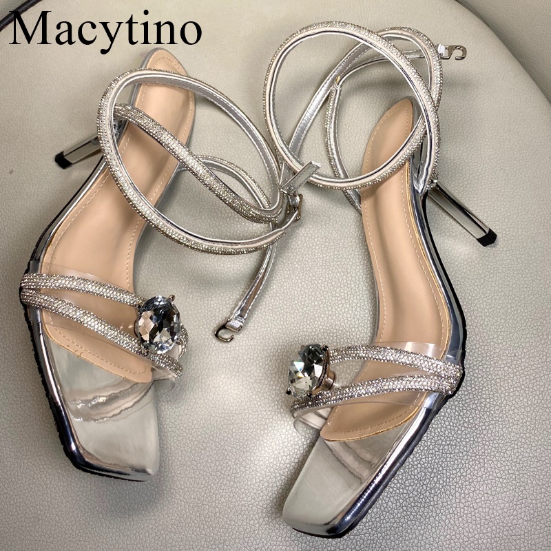 

Gladiator Sandals Women 2020 Snake Winding Wrap Sandals Sexy Thin Heel Clip-on Big Bowtie Sandalias Mujer Party, Pic color