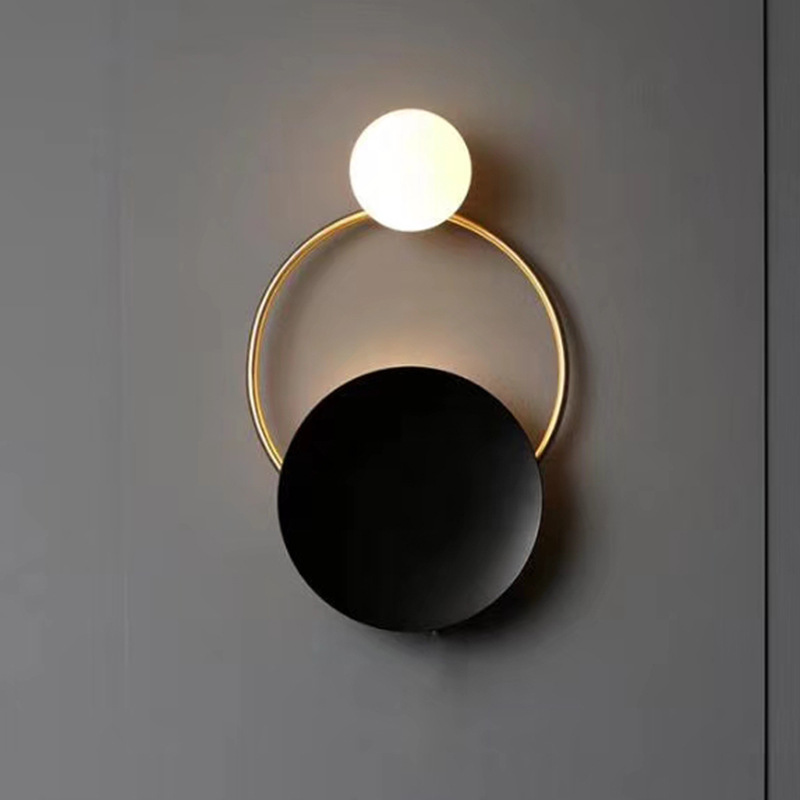 

Nordic Modern Iron Metal LED Decorative Lights Wall Light Living Room Tiffany Sconce Wall Lamp Bedside Bedroom Light Lamps