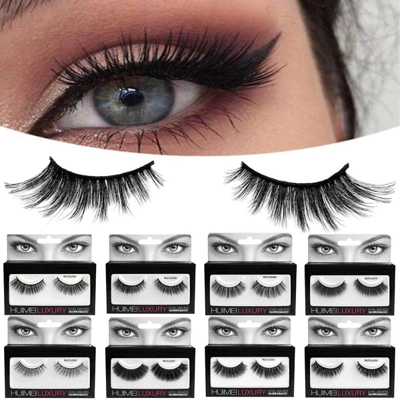 

3D Mink Eyelashes Natural Thick Long False Eyelashes Handmade Eyelash Extension Makeup Tools Dramatic Volume