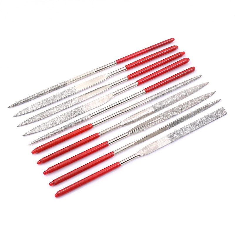 

3*140mm Assorted File Tools (10pcs/set) Multi-functional Pro Flat Files Durable Special-shaped DIY Grinding Accessory